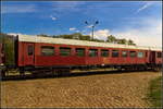 Der aus einem Bghw umgebaute 28-13 853 Srg wird immer wieder in den Pendelz�gen bei den Familiefesten der Magdeburger Eisenbahnfreunde e.V.