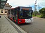 MAN Lions City Ü (SB-RV 703) von Saar-Pfalz-Bus. Baujahr 2010, aufgenommen am 12.09.2014 am Bahnhof St. Ingbert.