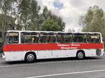 Ikarus 256 von Reisebusunternehmen Weinheimer aus Deutschland in Plau am See.