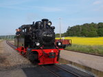 Lokumlauf von 99 4652 in Seelvitz,am 21.Mai 2016,bevor es wieder zurück nach Putbus ging.