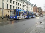 Dresdner Straßenbahn am 11.12.2009