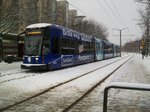 Dresdner Straßenbahn am 04.01.2010