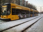 Dresdner Straßenbahn am 05.01.2010