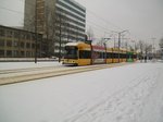 Dresdner Straßenbahn am 11.01.2010