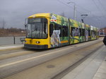 Dresdner Straßenbahn am 24.02.2012