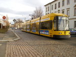 Dresdner Straßenbahn am 12.01.2013