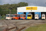 Das Empfangskomitee stand vor dem Depot 12 in Rostock-Marienehe schon bereit für die Besucher.23.09.2017