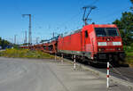 Die 185 388-6 (91 80 6185 388-6 D-DB) der DB Cargo AG fährt am 28 Juni 2024 mit einem beladenen Autotransportzug (Wagen der Gattung Laaeffrs 560.1) Gattung Laaers 560.1 der DB Cargo Logistics GmbH (ex DB Schenker ATG), durch Rudersdorf (Kreis Siegen) in Richtung Gießen bzw. Frankfurt (südlicher Richtung).

Die TRAXX F 140 AC2 wurde 2009 von der Bombardier Transportation GmbH in Kassel unter der Fabriknummer 34695 gebaut.