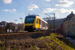 Der VT 209 ABp (95 80 0640 109-4 D-HEB), ein Alstom Coradia LINT 27 der HLB (Hessische Landesbahn).