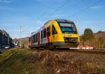 Der VT 209 ABp (95 80 0640 109-4 D-HEB), ein Alstom Coradia LINT 27 der HLB (Hessische Landesbahn).