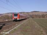 423 622-0 der M�nchner S-Bahn auf den Weg nach Kassel bei Himmelstadt.