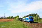 183 004 mit ALX84115 nach Mnchen bei Altegolsheim und ohne Logo 07.05.11