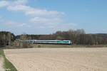 223 066 zieht den ALX84115 Hof - München bei Oberteich.