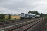 223 081 alias D81 zieht mit dem ALX79862 Hof - München bei Schönfeld.