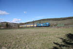 Notschuss auf EGP 192 103 mit ihrem ARS Altmannzug nach MIH?? bei Himmelstadt Sdwrts 28.03.24