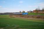 223 033 mit einem Kesselzug von Marktredwitz Tanklager - Ingolstadt bei Reuth bei Erbendorf.