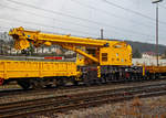   KIROW 50t-Gleisbauschienenkran MULTI TASKER KRC 400 T der Hering Bau (Burbach), Schweres Nebenfahrzeug Nr.