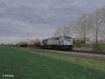 250 007-2 mit Sandzug bei Podelwitz.