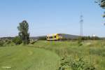 VT650.76 als OPB20880 Cheb - Marktredwitz kurz hinter dem Seußener Viadukt.