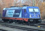 187 318 von Raildox stand am 01.03.2026 in Rostock-Bramow abgestellt.