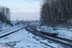 Nun rollt sie wieder zurück um ans andere Ende des zuges sich zu setzen.