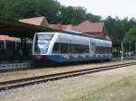 646 125-4 stand,am 23.Juni 2012,am Bahnsteig in Heringsdorf.