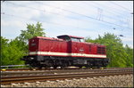 202 327-3 der CLR Service GmbH kommt am 21.05.2016 solo zum Abzweig Elbbr�cke in Magdeburg (NVR-Nummer 92 80 1203 227-4 D-LEG)