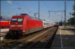 DB Fernverkehr 101 029 mit dem IC 2046 Leipzig - K�ln am 16.07.2013 in Magdeburg Hbf