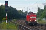 DB Schenker 298 336-9 solo am 11.08.2014 durch Panketal-Zepernick
