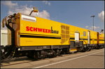 InnoTrans 2016 in Berlin: Eine der beiden Fr�saggregate der Hochgeschwindigkeitsschienenfr�se HSM von Schweerbau GmbH & Co.KG.