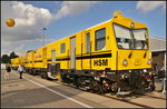 InnoTrans 2016 in Berlin: Hochgeschwindigkeitsschienenfr�se HSM der Firma Schweerbau GmbH & Co.KG f�r die pr�ventive Bearbeitung von Schienen, Beseitigung von Riffeln und Schlupfwellen.