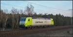 TWE 185 532 solo am sp�ten Abend des 06.03.2013 in der Berliner Wuhlheide (NVR-Nummer 91 80 6185 532-9 D-CTD)