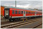 Nahverkehrswagen ABnrz 418.3 (n-Wagen, ex Silberling) Betriebsnummer D-DB 50 80 31 - 34 171-4, abgestellt am 23.12.2013 im Bahnhof Gießen.