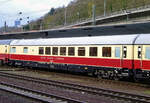 TEE - TRANS EUROP EXPRESS DB Halbspeisewagen 61 80 85-92 225-9 ARmh 217 am 03.04.2010 im Hbf Koblenz eingereiht in den IC 91300, der anlsslich des Dampfspektakels 2010 als Sonder-IC nach Trier fuhr.