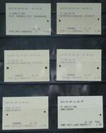 (283'707) - Postauto-Einzelbillette am 4.