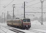Z 2019 im Schneegest�ber in Ettelbr�ck am 10.12.2017.