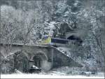 Sauerbr�cke zwischen 2 Tunnel in Michelau.