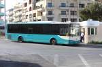 KingLong Linienbus am 15.5.2014 auf dem Busbahnhof in Bugibba in Malta.