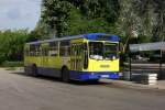 Die Bezeichnung IKARBUS trägt dieser Stadtbus, den ich am 4.5.2013 in der serbischen  Stadt Nis nahe dem Bahnhof zu Gesicht bekam.