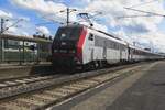 Am 18 September 2021 steht SNCF 26156 met ein IC aus Clermont-Ferrant nach Paris-Bercy in Nevers abfahrtbereit.