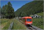 Der SNCF Z 850 N° 52 (94 87 0001 854-2F-SNCF) erreicht von Les Houches kommend sein Ziel  Vallorcine.