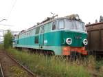 Nicht mehr gebrauchte ET22-588 am 07.August 2010 im Depot Szczecin Port Centralny.