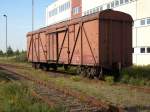 Russischer G�terwagen am 09.September 2009 in Mukran.