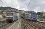 Die FS Trenialia E 464 673 ist mit ihrem RE 3155 von Torino Porta Nuova (ab 06:25) via Fossano, Savona nach Ventimiglia (an 10:47) unterwegs und kann nun nach der Ankunft des Gegenzuges Finale Ligure verlassen. 

17. Juni 2024 