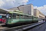 Tram 7019 ist an der Haltestelle am Bahnhof Roma Termini eingefahren. 05.2025