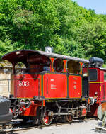 Die Stehkessel-Dampflok (Kastendampflok) Cockerill 503 „Jeanne“ der AMTF präsentierte sich am 16 Juni 2013 bei der AMTF - Association des Musée et Tourisme Ferroviaires a.s.b.l.