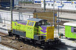 Am 2 Februar 2008 steht RRF 106 während Bauarbeiten in Rotterdam Centraal.