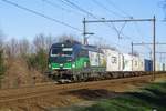 Heimspiel für der Fotograf mit LTE 193 263 und der Rzepin-Shuttle durch Wijchen am 25 Februar 2018.