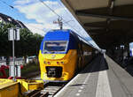 NS VRIM 8721, wird in Kürze die Strecke Maastricht Den Helder in Angriff nehmen, die Fahrtzeit bis zum Endbahnhof wird ca 3:43 St, mit 17 Haltestellen auf dieser Strecke dauern.