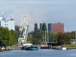 Spanjaardsbrcke Lage Rijndijk, gesehen Hoge Rijndijk, Leiden 09-10-2016.